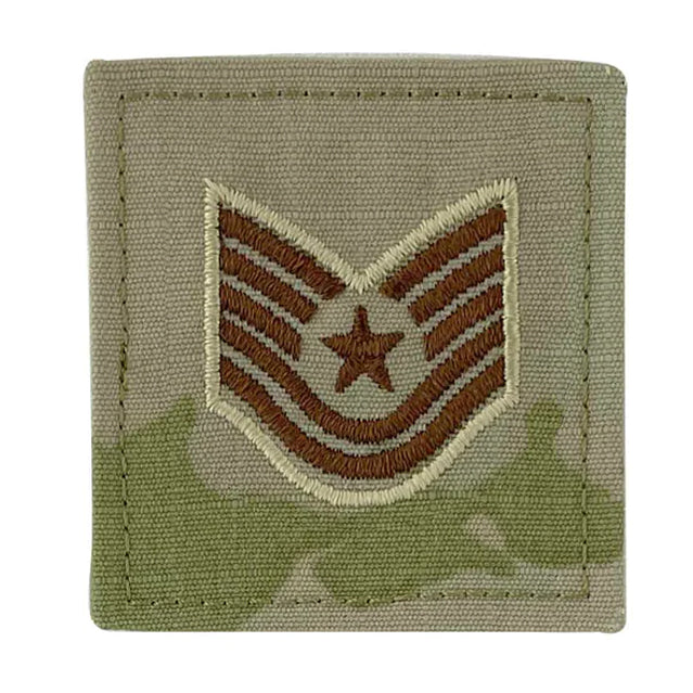 Technical Sergeant Rangk U.S. Air Force Technical Sergeant (TSgt), E-6 Rank, 3-Tone OCP - Velcr ...
