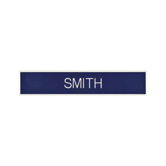 Custom Engraved Air Force Blue Plastic Name Plate