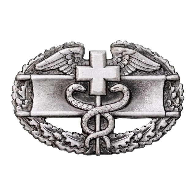 Army Combat Field Medic Badge, Oxidized