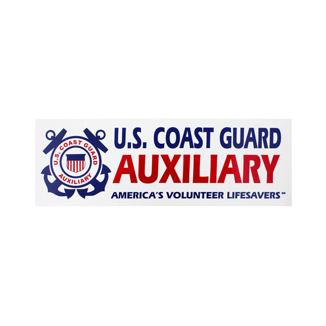 U.S. Coast Guard Auxiliary Bumper Sticker