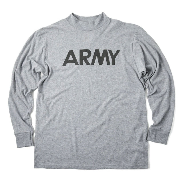 U.S. Army IPFU PT Long-Sleeve Shirt, Gray/Black | STARS-N-STRIPES CO.