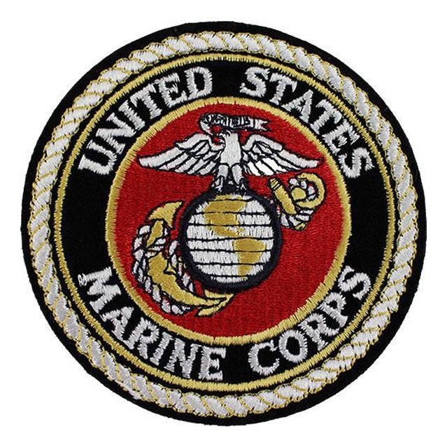 U.S. Marine Corps Seal Patch, 4" x 4"