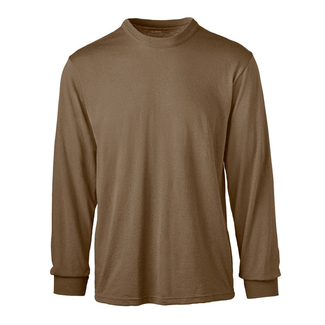 Soffe US Army & Air Force Long Sleeve T-Shirt, OCP Coyote Brown 