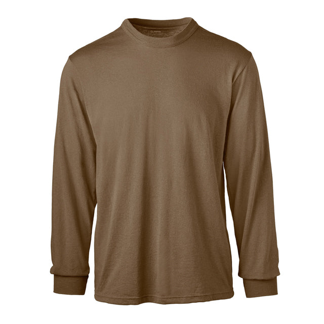 Soffe US Army & Air Force Long Sleeve T-Shirt, OCP Coyote Brown Tee