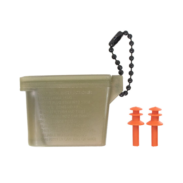 U.S. Military GI Ear Pro Plugs & Case | STARS-N-STRIPES CO.