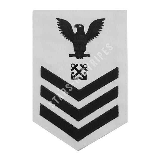 Bm Rating U.S. Navy Boatswain's Mate (BM) Rating Patch, White (Tailored to E-4 ...
