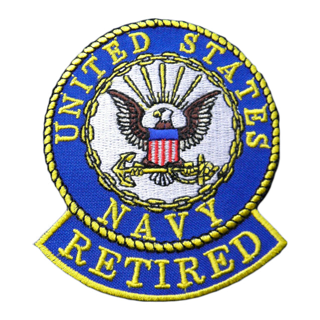 United States Navy Retired Patch