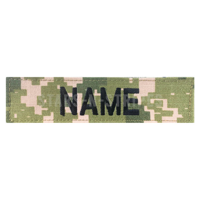 Custom U.S. Navy NWU Type III Name Tape