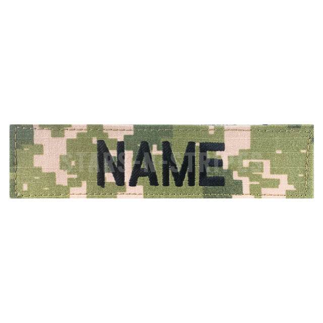 Custom Navy NWU Type III Name Tape STARS-N-STRIPES