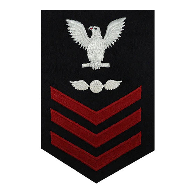 U.S. Navy Aviation Electrician's Mate (AE) Rating Patch, Blue