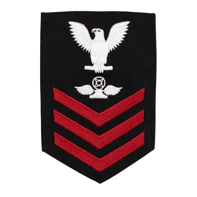 Navy E6 Female Rating Badge: Air Traffic Controller - New Serge for Jumper