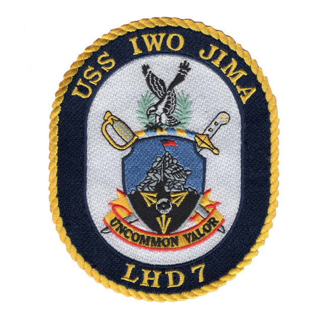 USS Iwo Jima LHD-7 Amphibious Assault Ship Patch