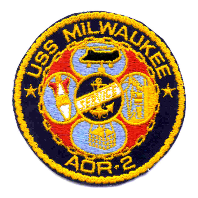 Aor2 Patch USS Milwaukee AOR-2 Ship Patch | STARS-N-STRIPES CO.