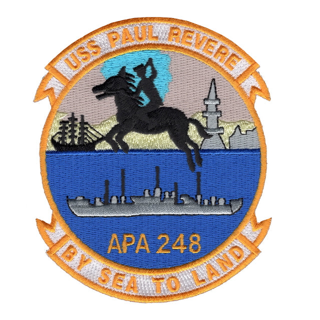 USS Paul Revere APA-248 Ship Patch
