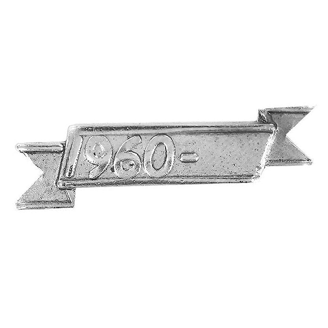Silver "1960-" Date Vietnam Campaign Device Medal Attachment